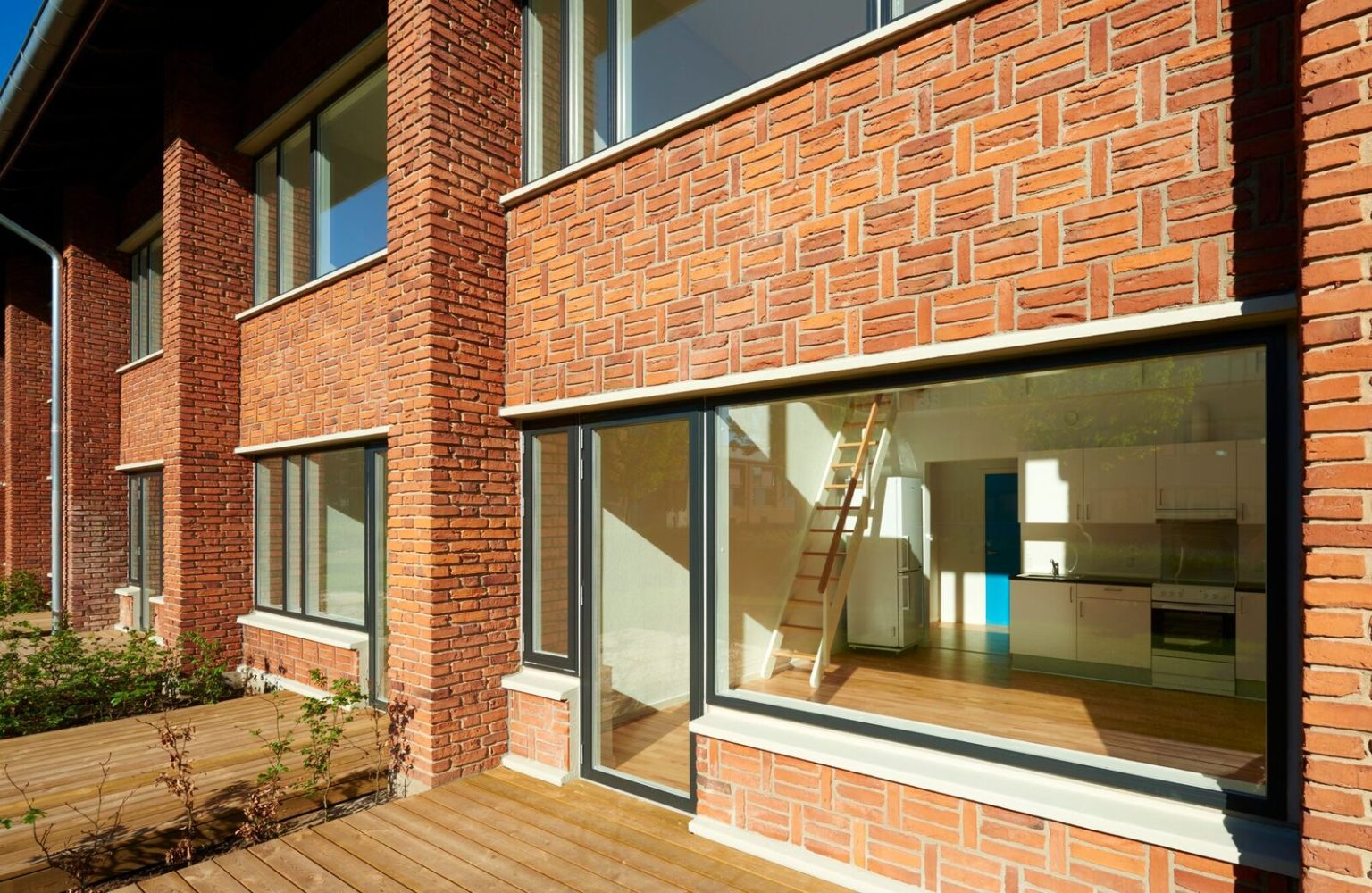 Facade Med Synlig Lejlighed